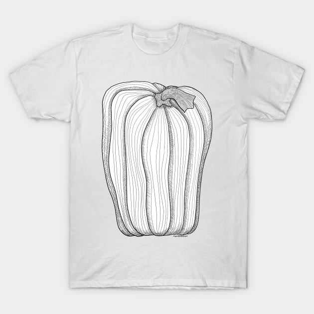 Inktober Pumpkin T-Shirt by MamaODea